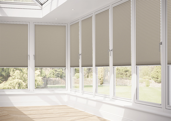 Solaris, Pumice - Stick Fit Pleated Blind - Image 13